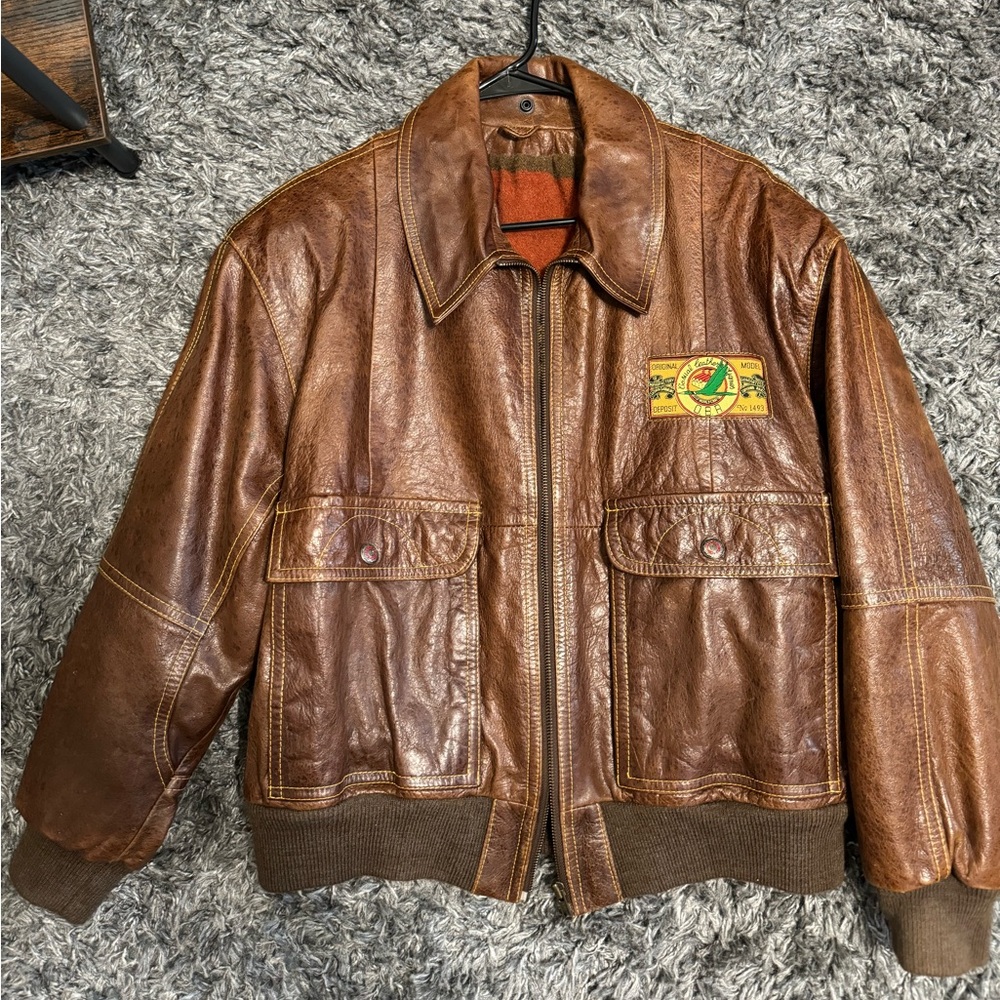 Vintage leather jacket